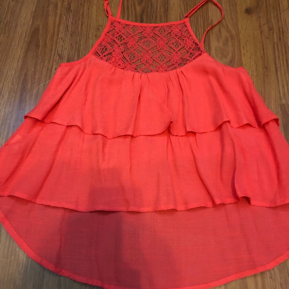 Mine summer layered orange top.